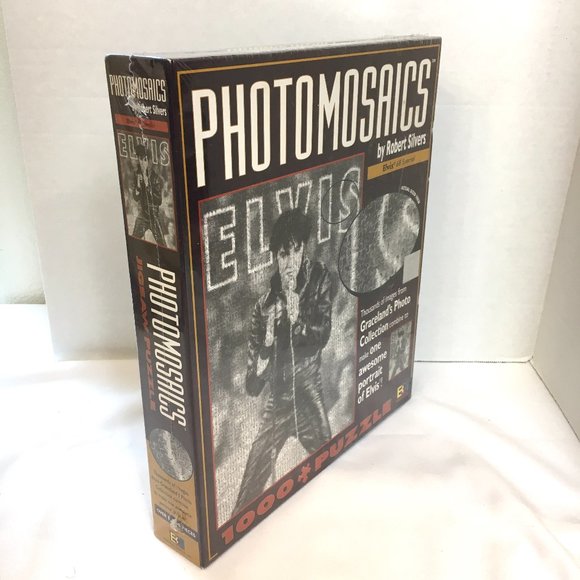 Vtg '68 Elvis Special Photomosaic Puzzle NOS - Picture 3 of 10